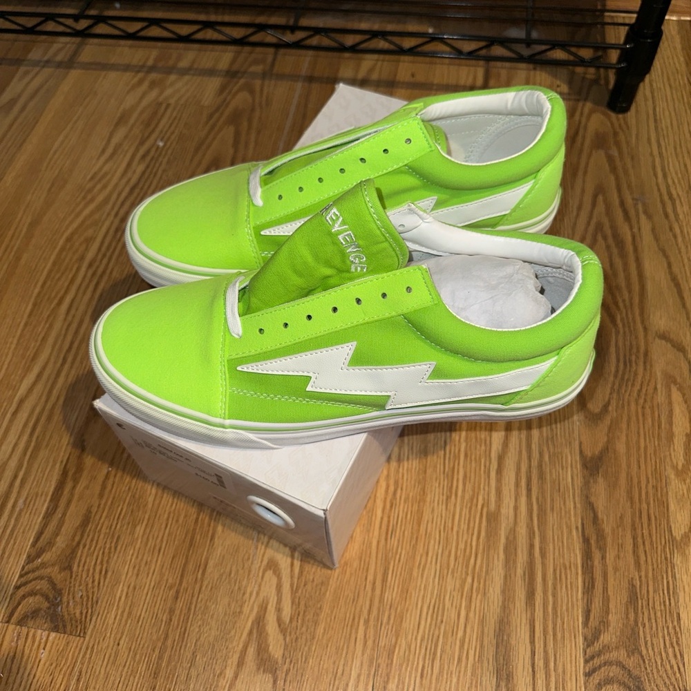 Revenge x Storm Bolt Green Vans Low Top Size(8, 9, 10, 11) Brand New